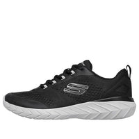 (WMNS) Skechers Overhaul 2.0 Low-Top Black/White 232288-BLK