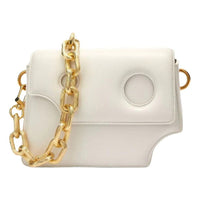 (WMNS) Off-White Burrow 24 Shoulder Bag 'White' OWNN043F22LEA0010100