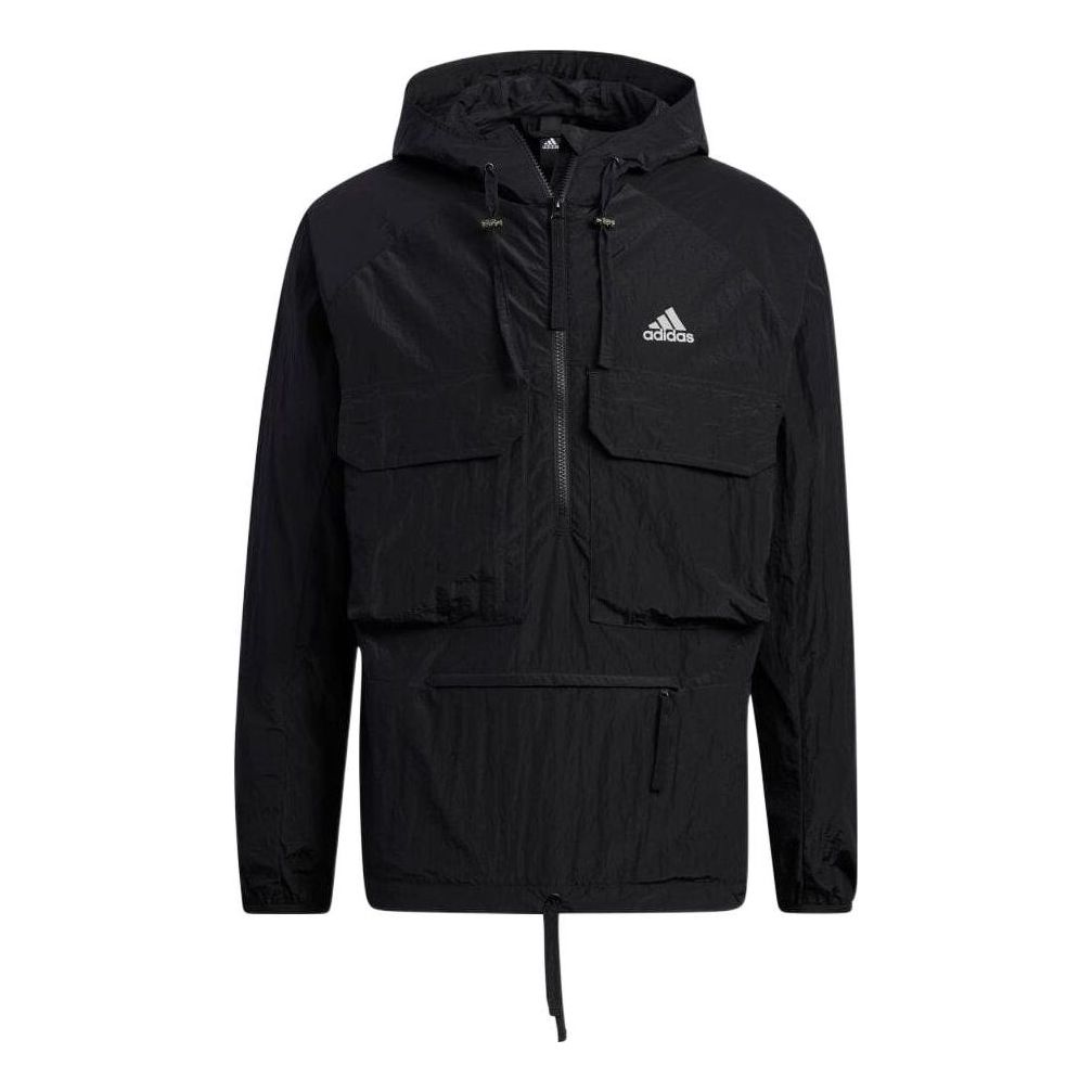 adidas City Escape Loose Fit Ripstop Half Zip Anorak IA9401