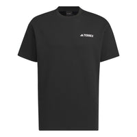 adidas National Geographic AEROREADY Graphic Tee Asia Sizing 'Black' IS9515