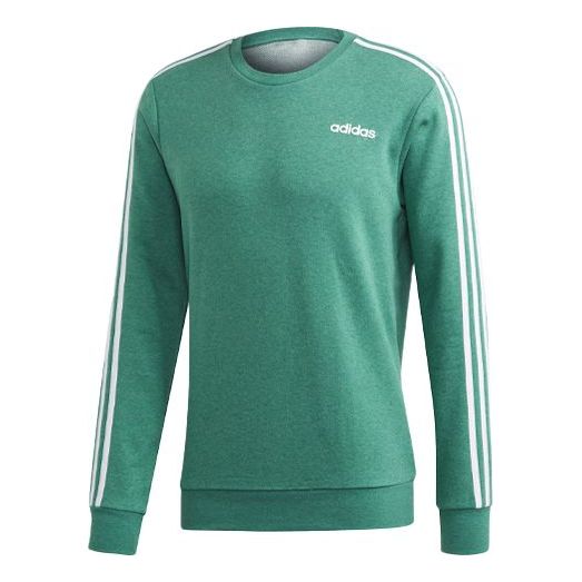 adidas Men's E 3s Crew Ft Terry Sweatshirt Green FM6046