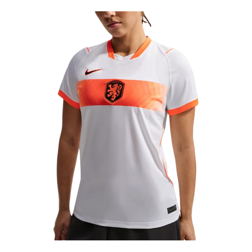 (WMNS) Nike Netherlands 2026 Stadium Away Dri-FIT Replica Jersey 'White Hyper Crimson Black' IB4589-100