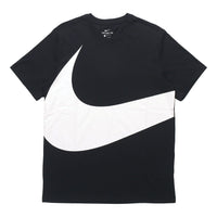 Nike Sportswear Big Swoosh Tee Large Short Sleeve Black AR5191-010