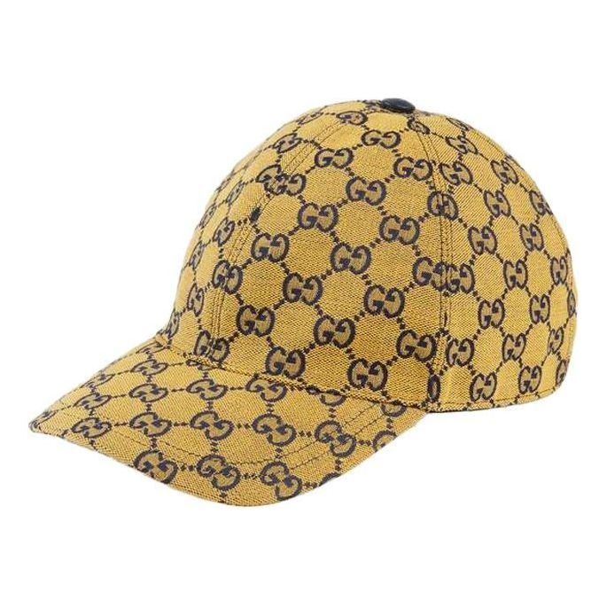 Gucci GG Multicolor Canvas Baseball Hat 'Yellow Blue' 658532-4HG62-7068