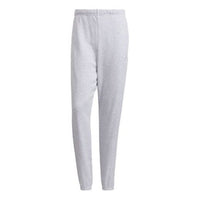 Men's adidas Side Stripe Printing Logo Embroidered Bundle Feet Sports Pants/Trousers/Joggers Japanese Version Gray HH9443
