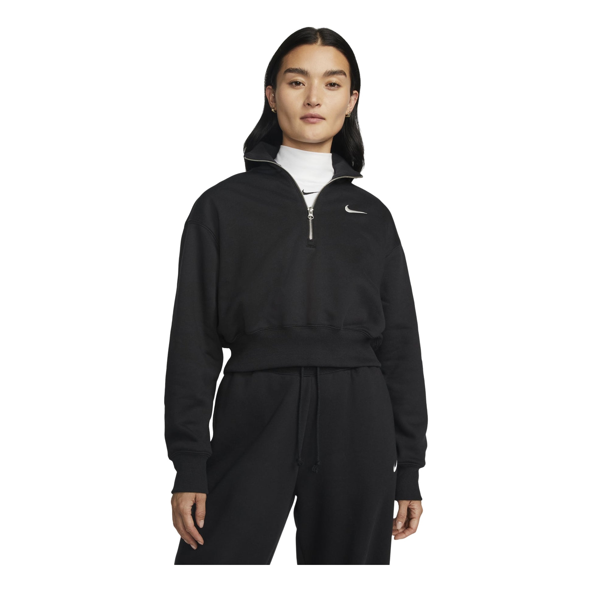 (WMNS) Nike Sportswear Phoenix Fleece 'Black' DQ5768-010