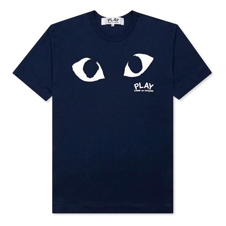 COMME des GARCONS PLAY Eye Logo Tee 'Navy' AZ-T178-051-1