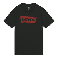 Men's Levis Pure Cotton Round Neck Classic Logo Short Sleeve Black 17783-0198