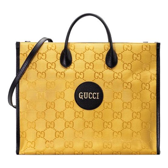 Gucci Off The Grid OTG Environmental Friendly Series Logo Large Capacity Unisex / Yellow / Black 630353-H9HAN-7673