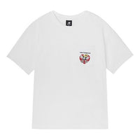 (WMNS) New Balance Funny Printing Short Sleeve White AWT03364