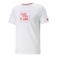 PUMA X Coca Cola Graphic Tee 'White' 536158-02