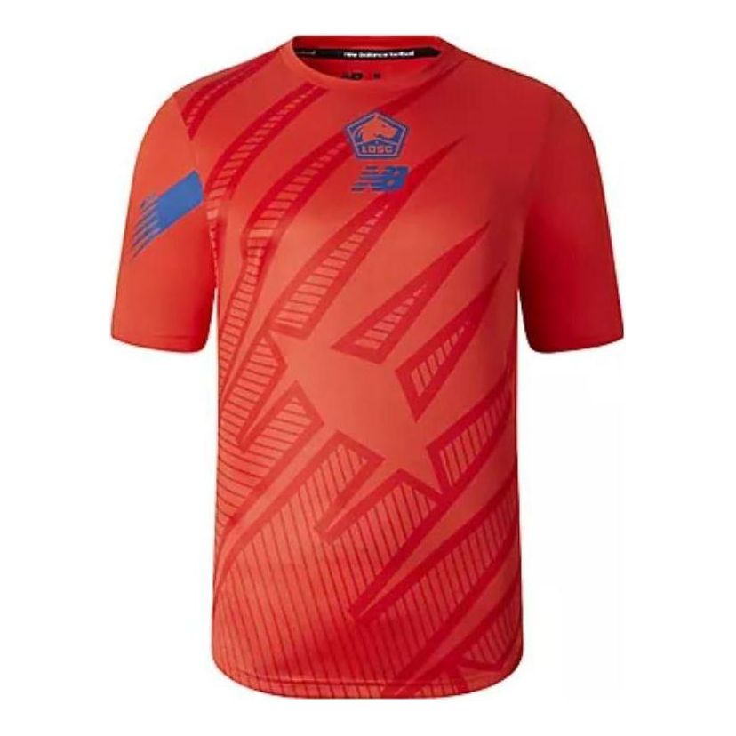 New Balance Lille LOSC Lightweight T-Shirt Asia Sizing 'Neo Flame' MT231088-NEF