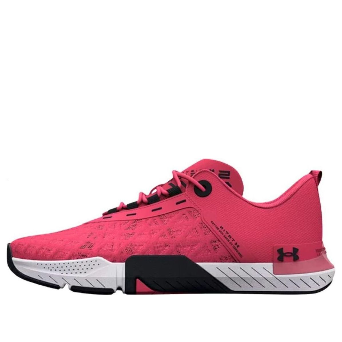 (WMNS) Under Armour TriBase Reign 5 Sneakers 'Pink Shock' 3026022-600