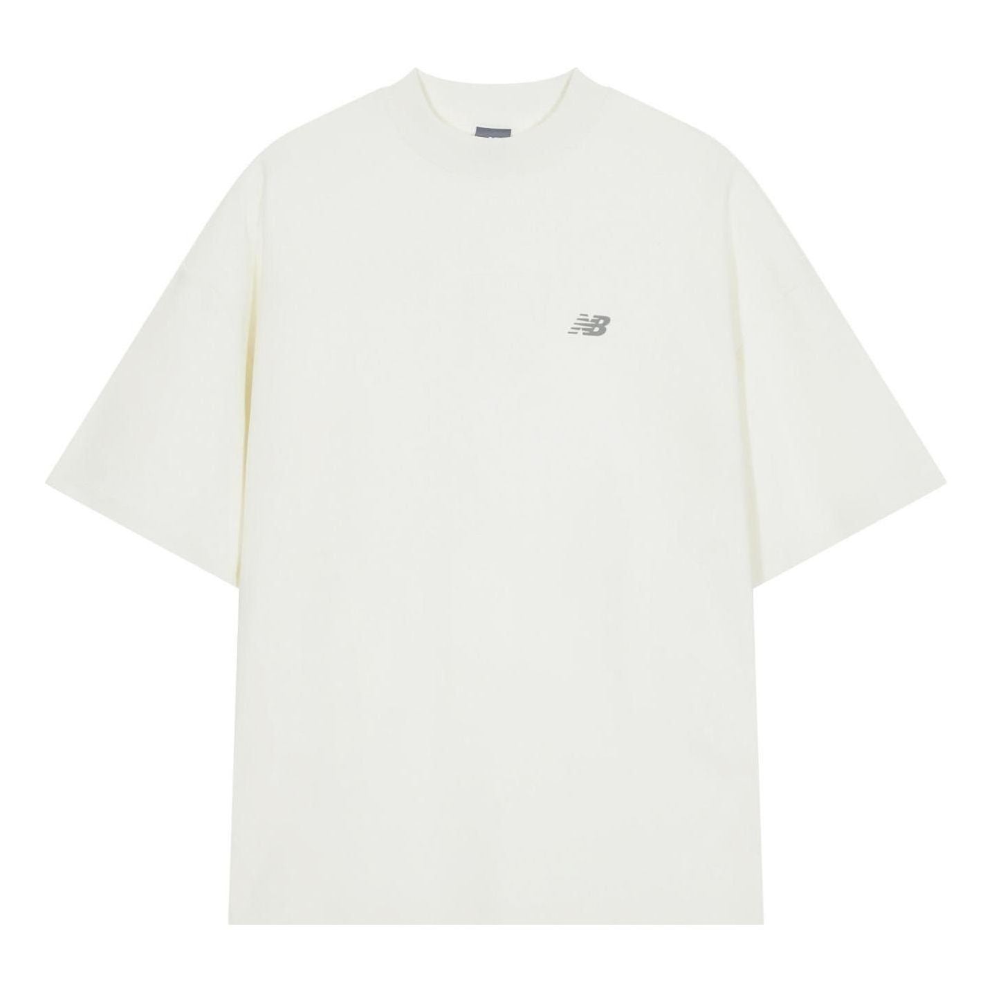 New Balance NB Logo Cotton T-shirt Asia Sizing 'White' AMT41333-CIC