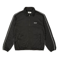 PALACE SS21 Relax Track Top Black Alphabet Logo Printing Zipper Jacket Unisex P20PK001