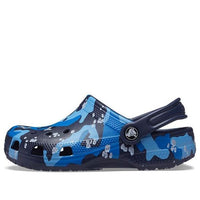 (GS) Crocs Classic Camo Clogs 'Blue Black' 207594-4HQ