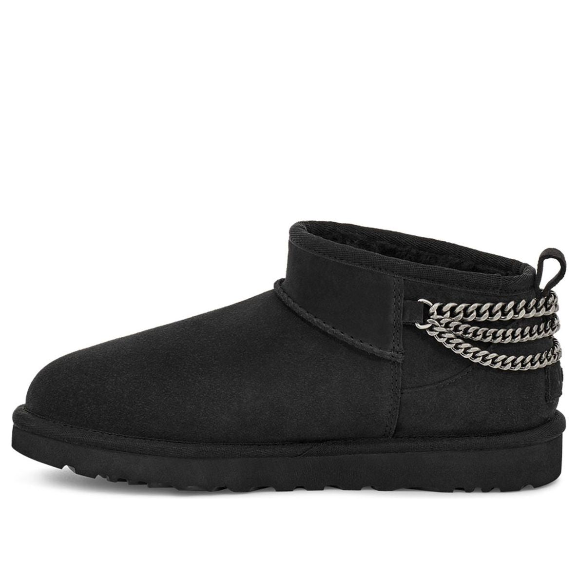 (WMNS) UGG Classic Ultra Mini Chains 'Black' 1117933-BLK