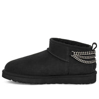 (WMNS) UGG Classic Ultra Mini Chains 'Black' 1117933-BLK