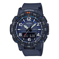 CASIO Quartz Waterproof Sports Mens Blue Analog/Digital Combo PRT-B50-2PR