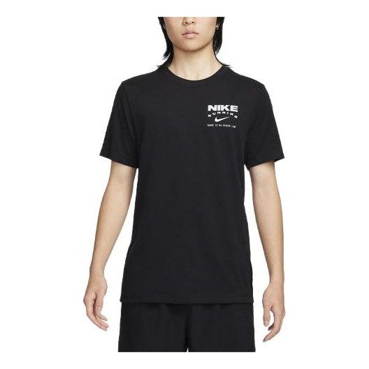 Nike Track Club Dri-FIT Running T-Shirt 'Black' FQ3919-010