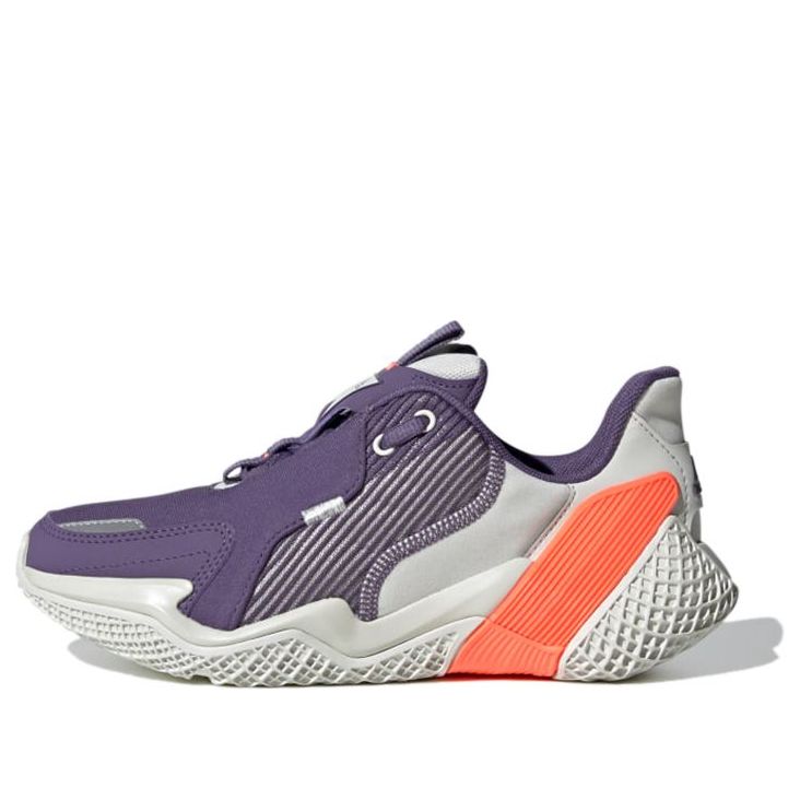 (GS) adidas 4Uture Runner J 'Purple Gray Orange' EG8336