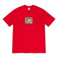 Supreme FW19 Week 7 Cheese Tee Printing Short Sleeve Unisex Red SUP-FW19-761