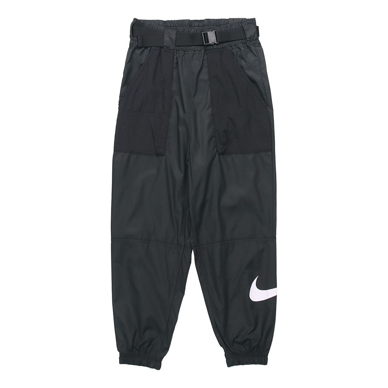 (WMNS) Nike Sportswear Swoosh Woven Casual Sports Long Pants Black CJ3777-010