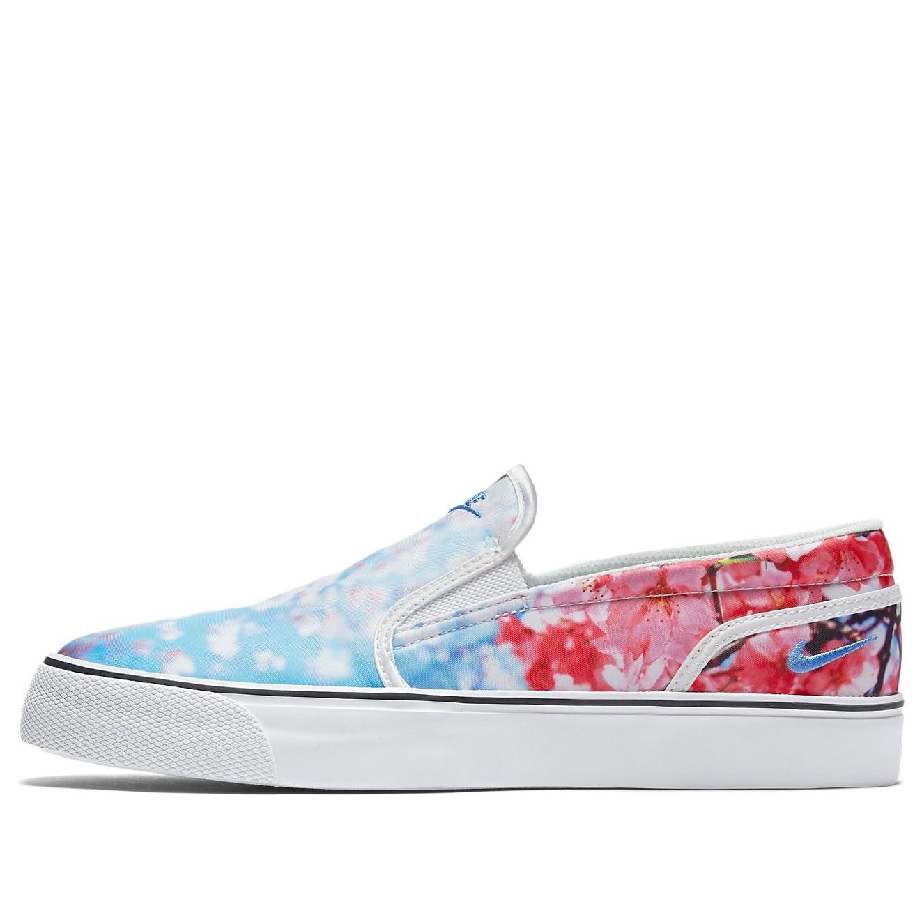 (WMNS) Nike Toki Slip On 'White Blue Red' 820223-141