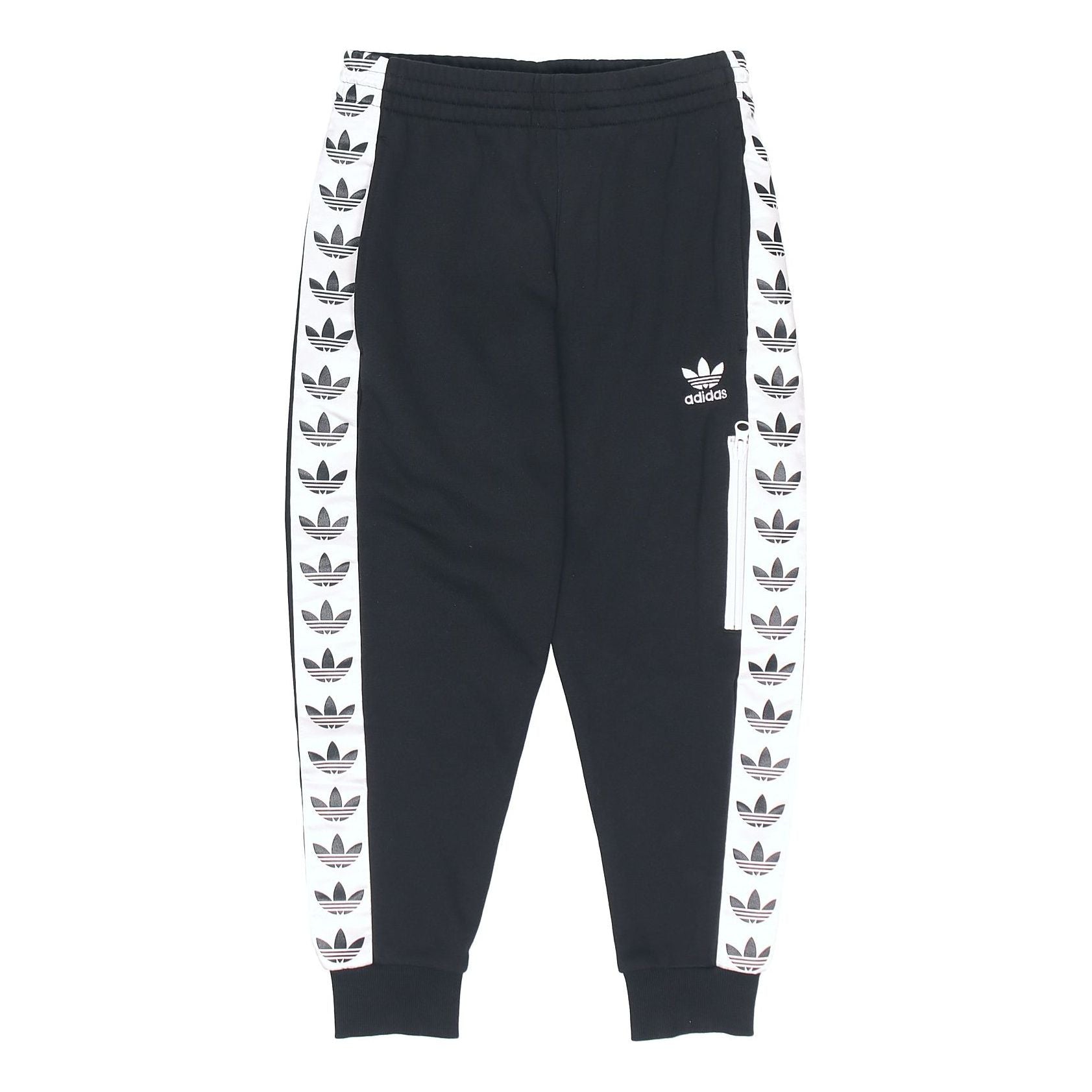 Men's adidas originals logo Sports Pants/Trousers/Joggers Black DX4228