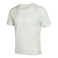 Nike Rise 365 Wild Run Athleisure Casual Sports Short Sleeve Green DA1169-394