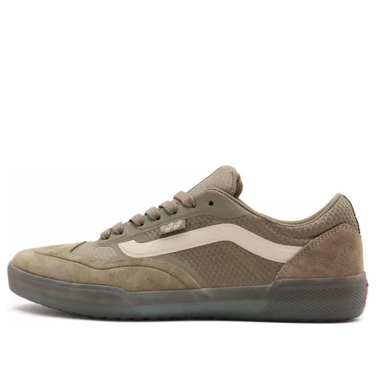 Vans Ave Breathable Wear-Resistant Non-Slip Low Top Casual Skate Shoes Brown Green VN0A5JIB9BD
