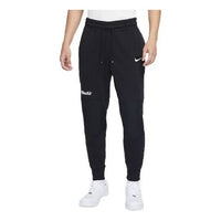 Nike Air Casual Fleece Lacing Splicing Pants Black DJ0461-010