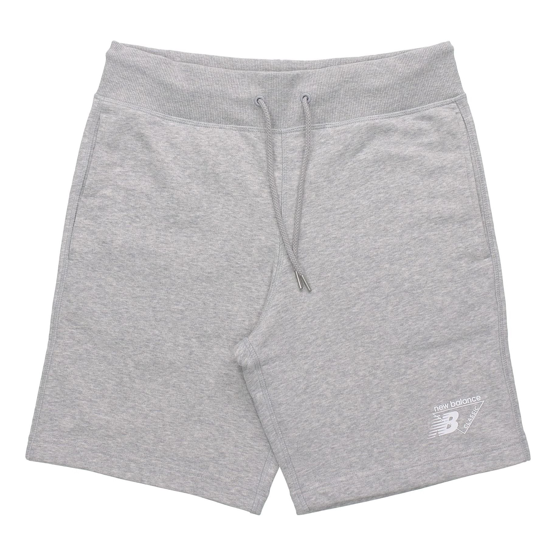 New Balance Classic Cotton Shorts Asia Sizing 'Grey' AMS91578-AG