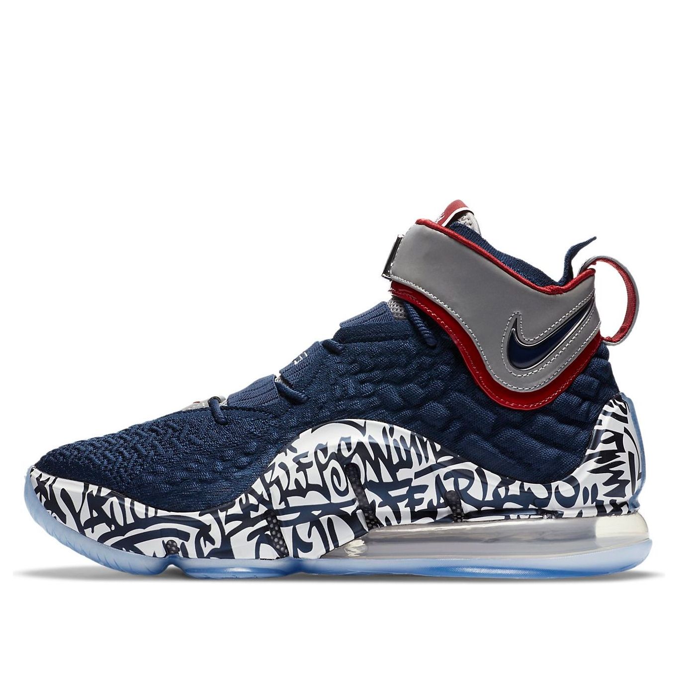 Nike LeBron 17 'LeBron 4 Cold Blue Graffiti' CT6047-400