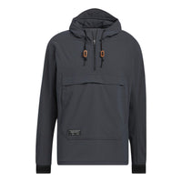 Men's adidas Adcrs Anorak Golf Sports Woven Carbon Black HG1129