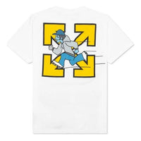 Off-White SS21 B-Boy Round Neck Printing Short Sleeve Pullover Short Sleeve Slim Fit Version White OMAA027S21JER0180119