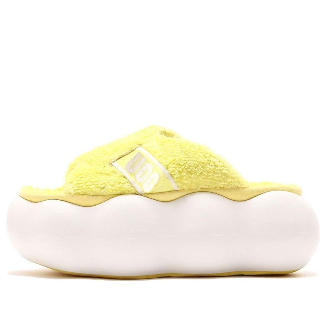(WMNS) UGG Sugarcloud Slide 'Yellow White' 1138178-SYYL