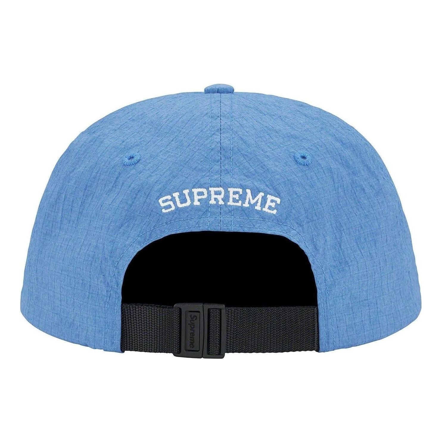 Supreme Cordura Ripstop S Logo 6-Panel 'Teal White' SUP-SS23-2224