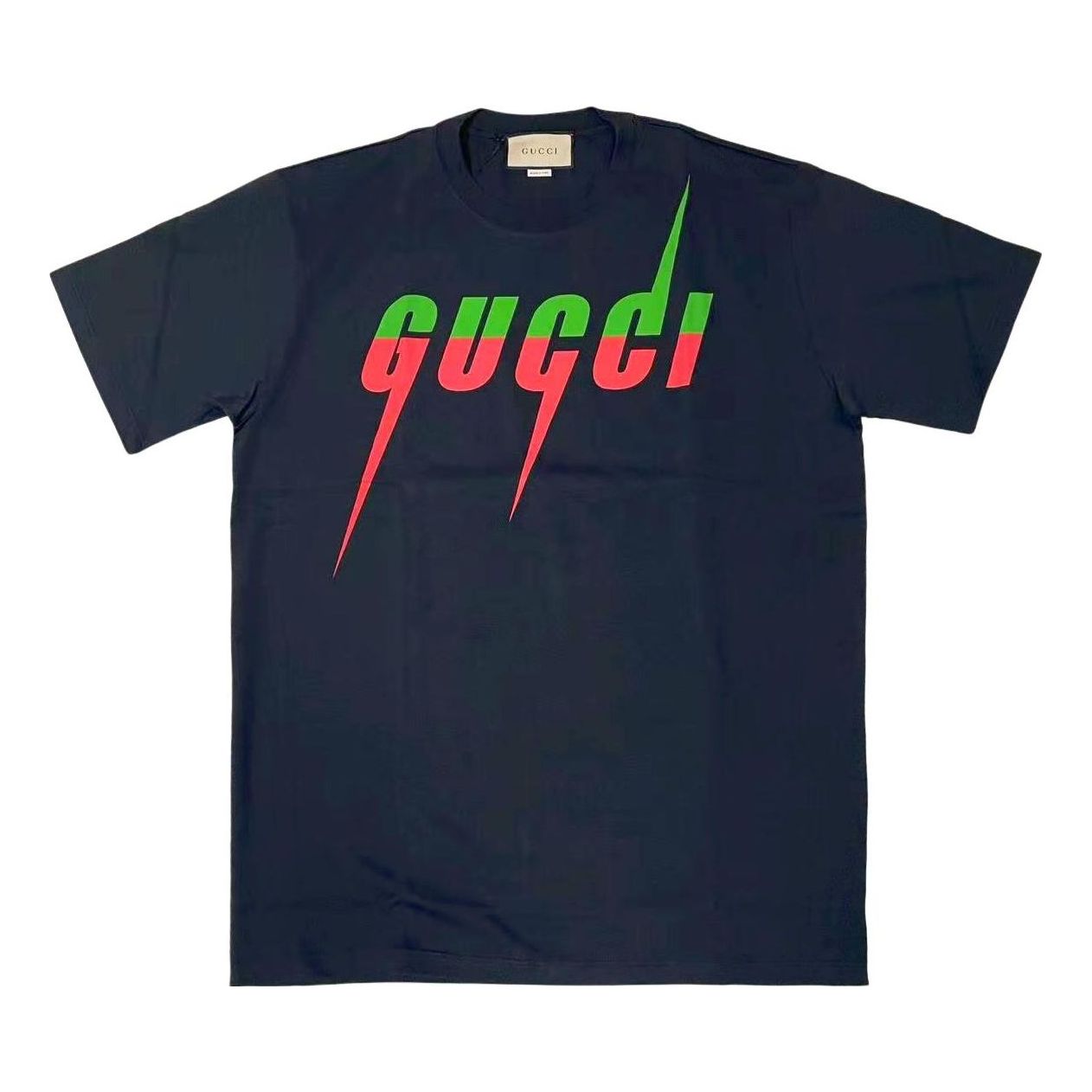 Gucci T-Shirt With Gucci Blade Print 'Navy' 565806-XJAZY-1079