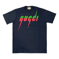 Gucci T-Shirt With Gucci Blade Print 'Navy' 565806-XJAZY-1079