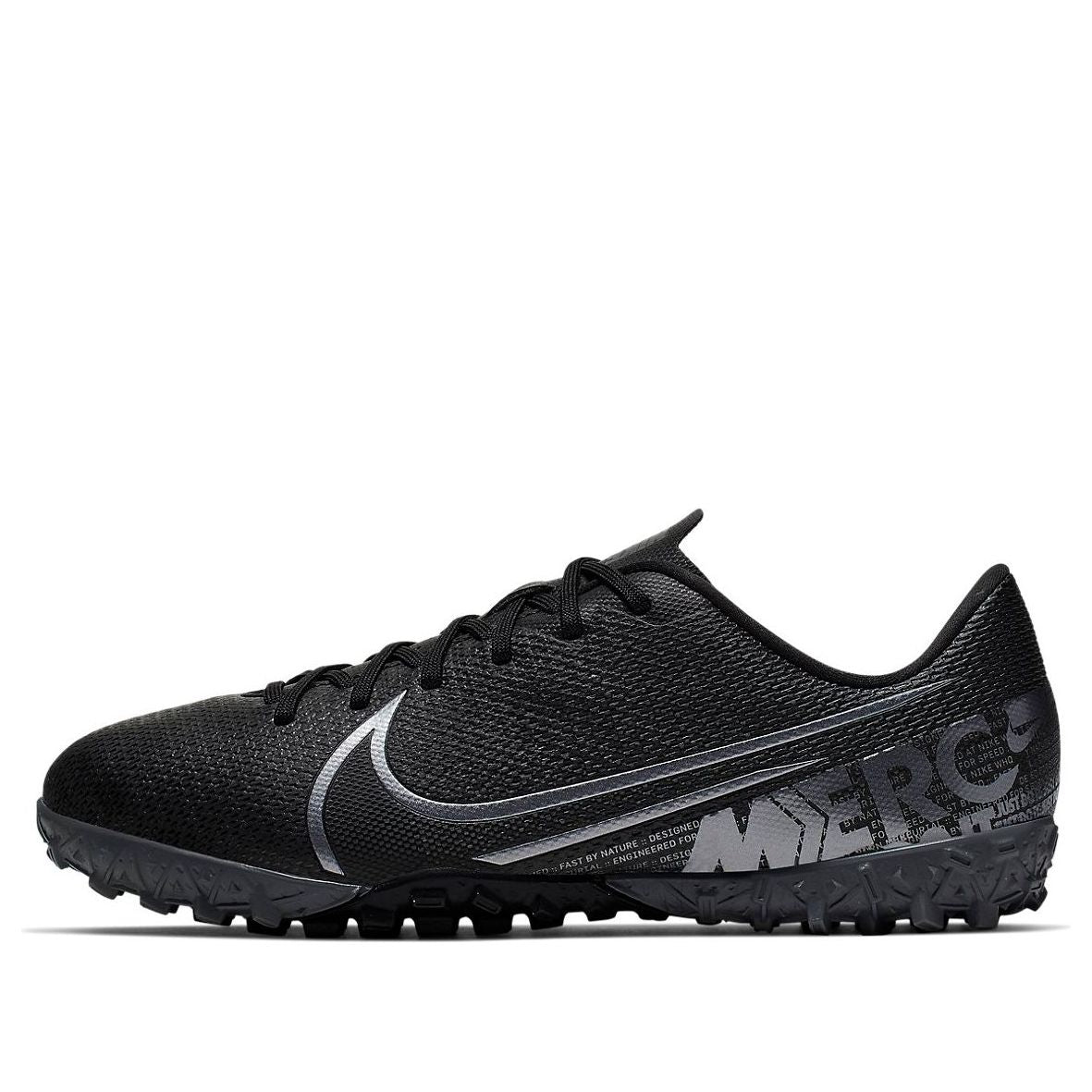 (GS) Nike JR Mercurial Vapor 13 Academy TF 'Black Silver' AT8145-001