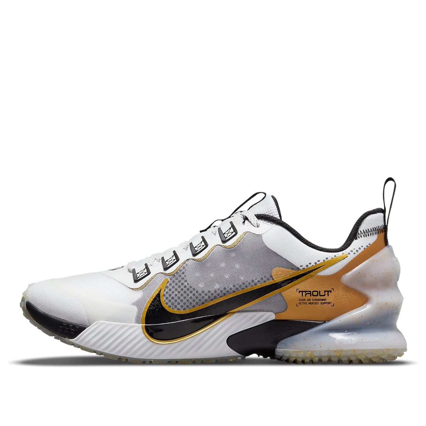 Nike Force Zoom Trout LTD TF 'White Metallic Gold' CZ5916-106