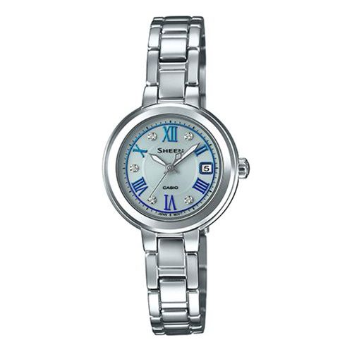 CASIO SHEEN Series Fashiones Silver Waterproof Blue Analog SHS-4523D-7AUPR