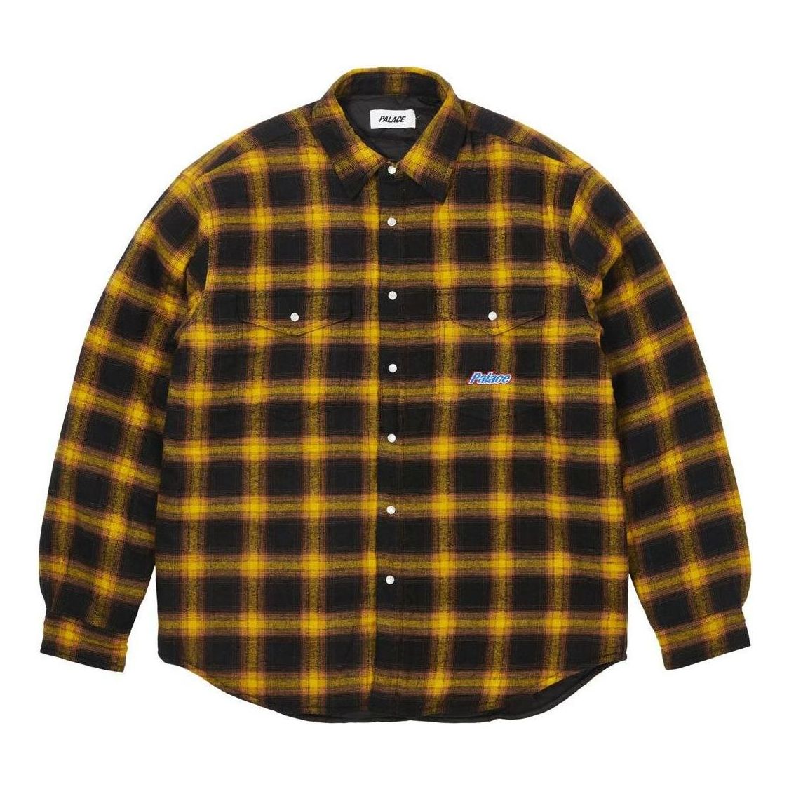 Palace Therma Yak Thinsulate Shirt 'Yellow Black' P23SHT081
