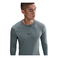 Nike Pro Warm Long-Sleeve T-Shirt 'Smoke Grey Black' FB7983-084