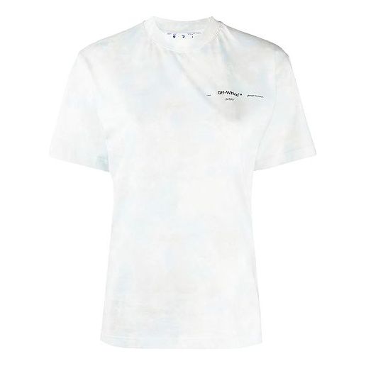 (WMNS) Off-White SS20 Tie-Dye Puzzle Printed White OWAA049S20JER0044010