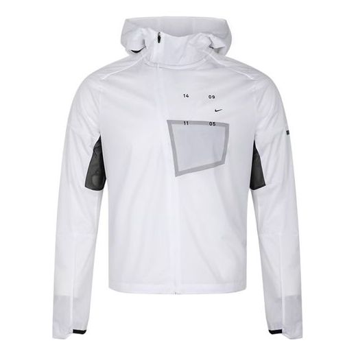 Men's Nike Tech Pack Running Logo White Jacket CT2382-100
