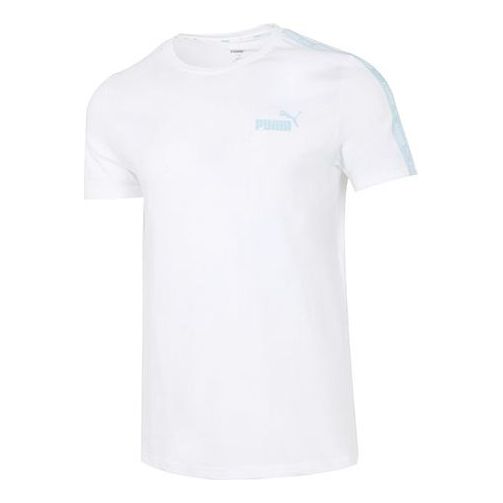 PUMA Taping Logo T-Shirt 'White' 532557-52
