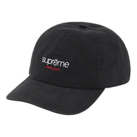 Supreme Classic Logo 6-Panel 'Black White' SUP-SS21-683