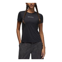 (WMNS) Air Jordan Slim Graphic T-Shirt 'Black' FD7241-010